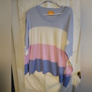 Women's Pastel Striped Sweater